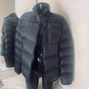 MICHAEL KORS Down Puffer Jacket, sz M (8), black winter coat, Designer jacket